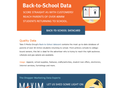 Back-to-School Email Newsletter