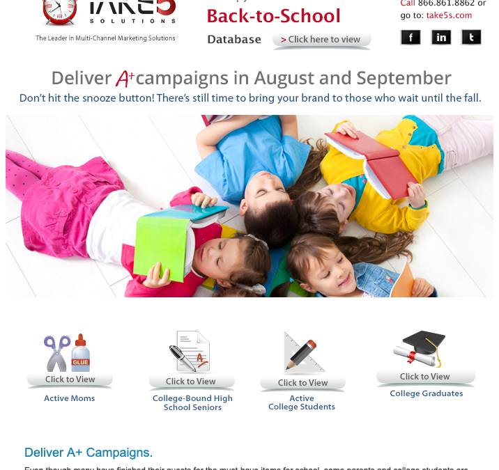 Back-to-School Email Hero